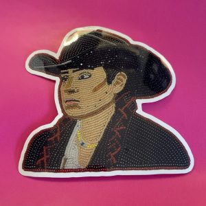 Cowboy Hat Willie Jack (Beadwork Sticker)