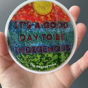 Good Day Scenery Beadwork Sticker